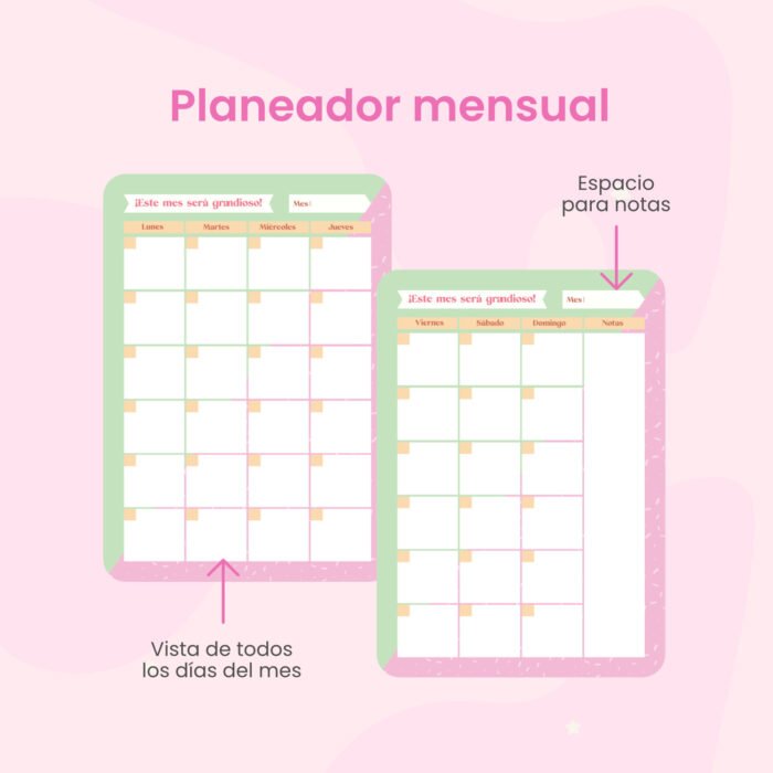2-Planeador-rainbow Planner Rainbow