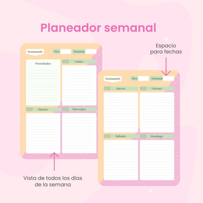 3-Planeador-rainbow Planner Rainbow