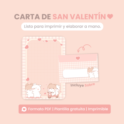 Carta San Valentin - Pareja